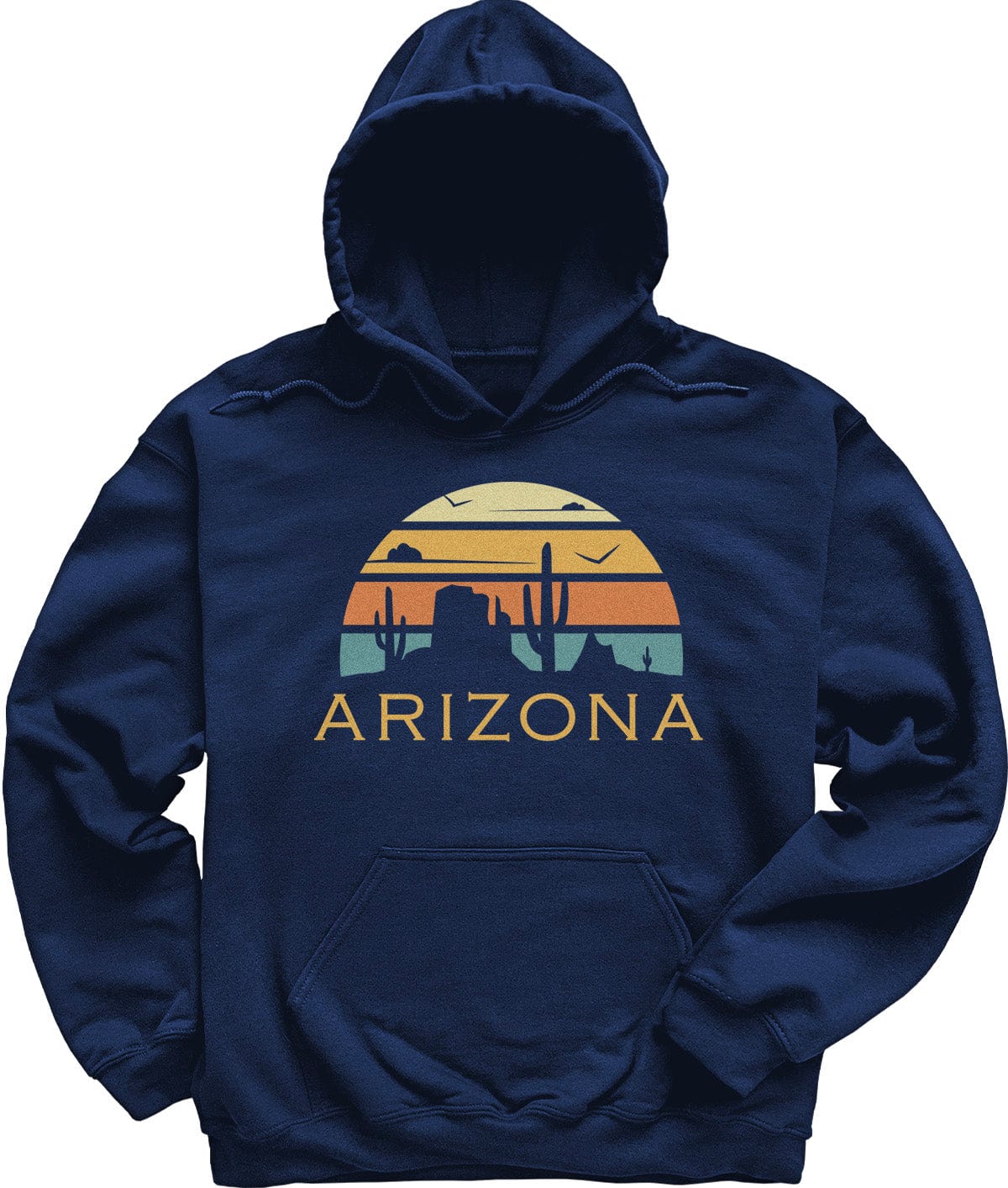 Navy Retro Sunset Arizona Sweatshirt