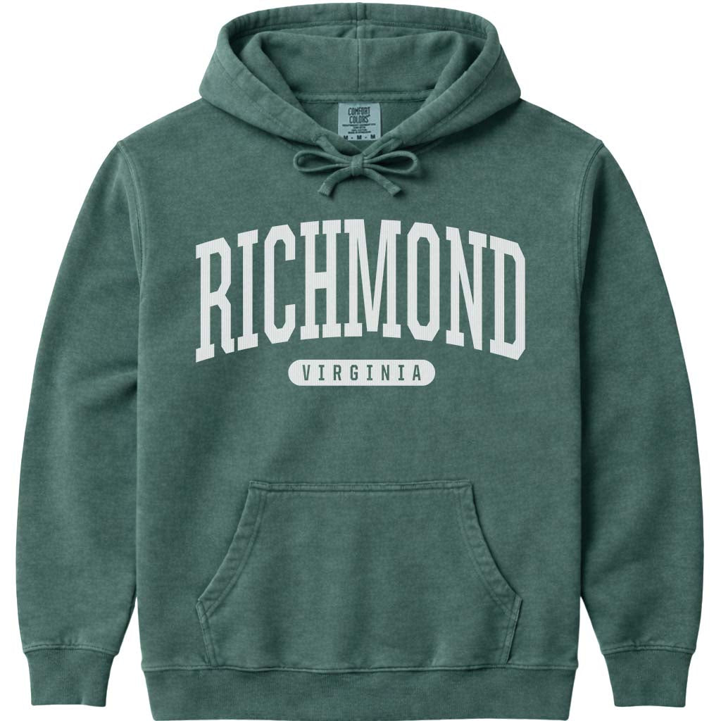 Richmond Virginia Hoodie - Blue Spruce