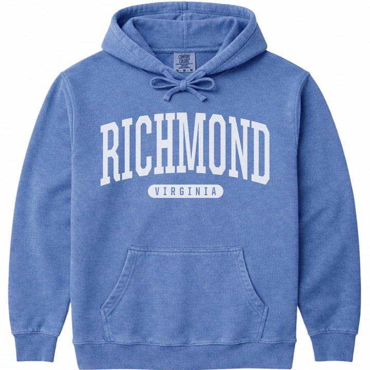 Richmond Virginia Hoodie - Flo Blue
