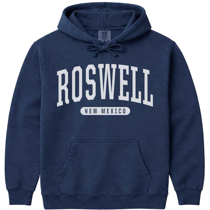 Roswell New Mexico Hoodie Sweatshirt - Navy
