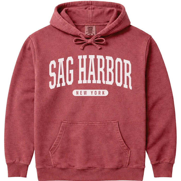 Sag Harbor New York Sweatshirt - Crimson