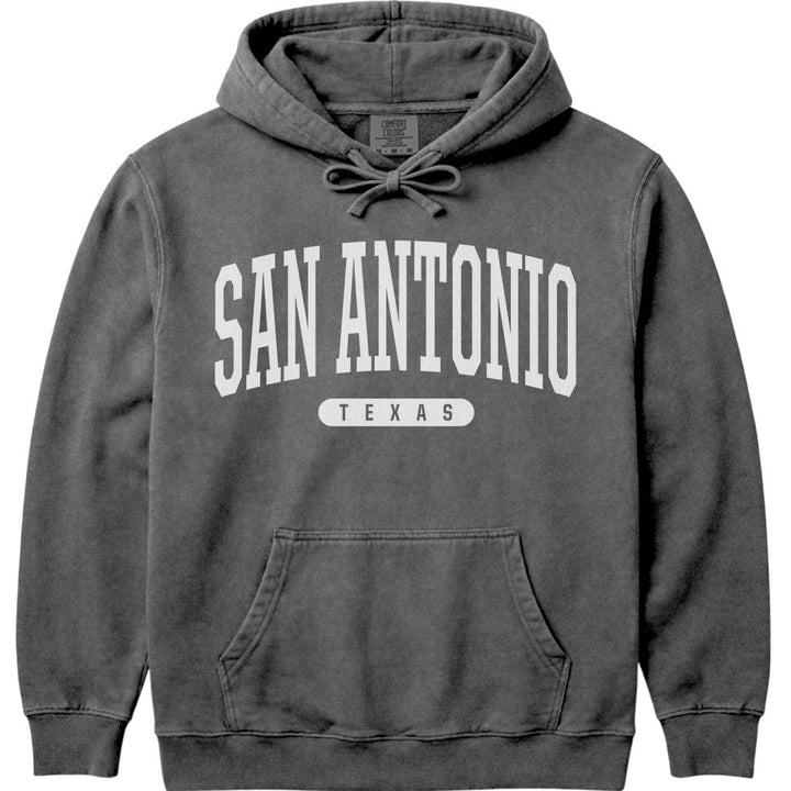 San Antonio Texas Sweatshirt Hoodie - Pepper