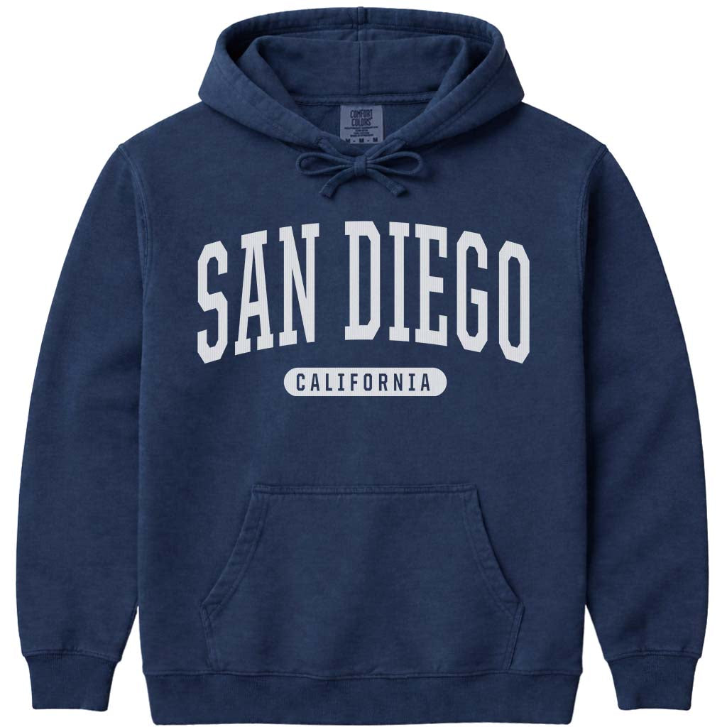 San Diego California Hoodie Sweatshirt - Navy