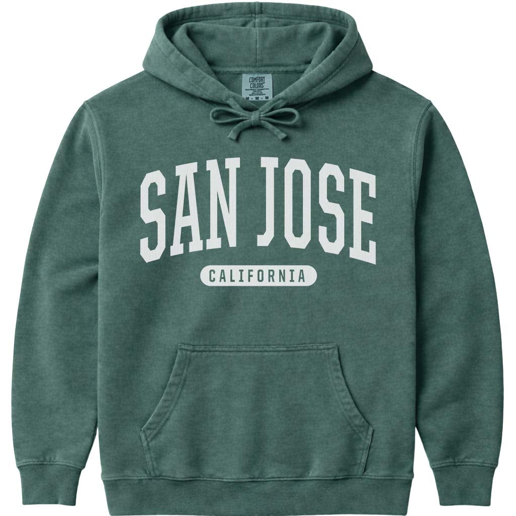 San Jose California Sweatshirt - Blue Spruce