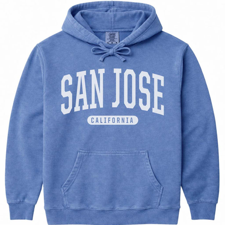 San Jose California Sweatshirt - Flo Blue