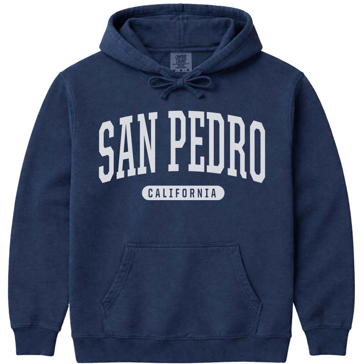 San Pedro California Hoodie - Navy