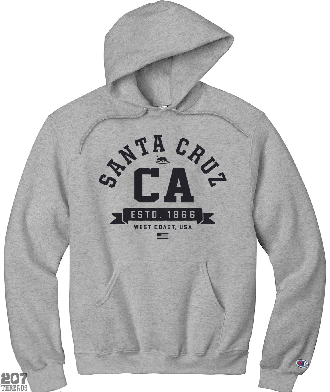 Santa Cruz CA Hoodie | Champion Sweatshirt