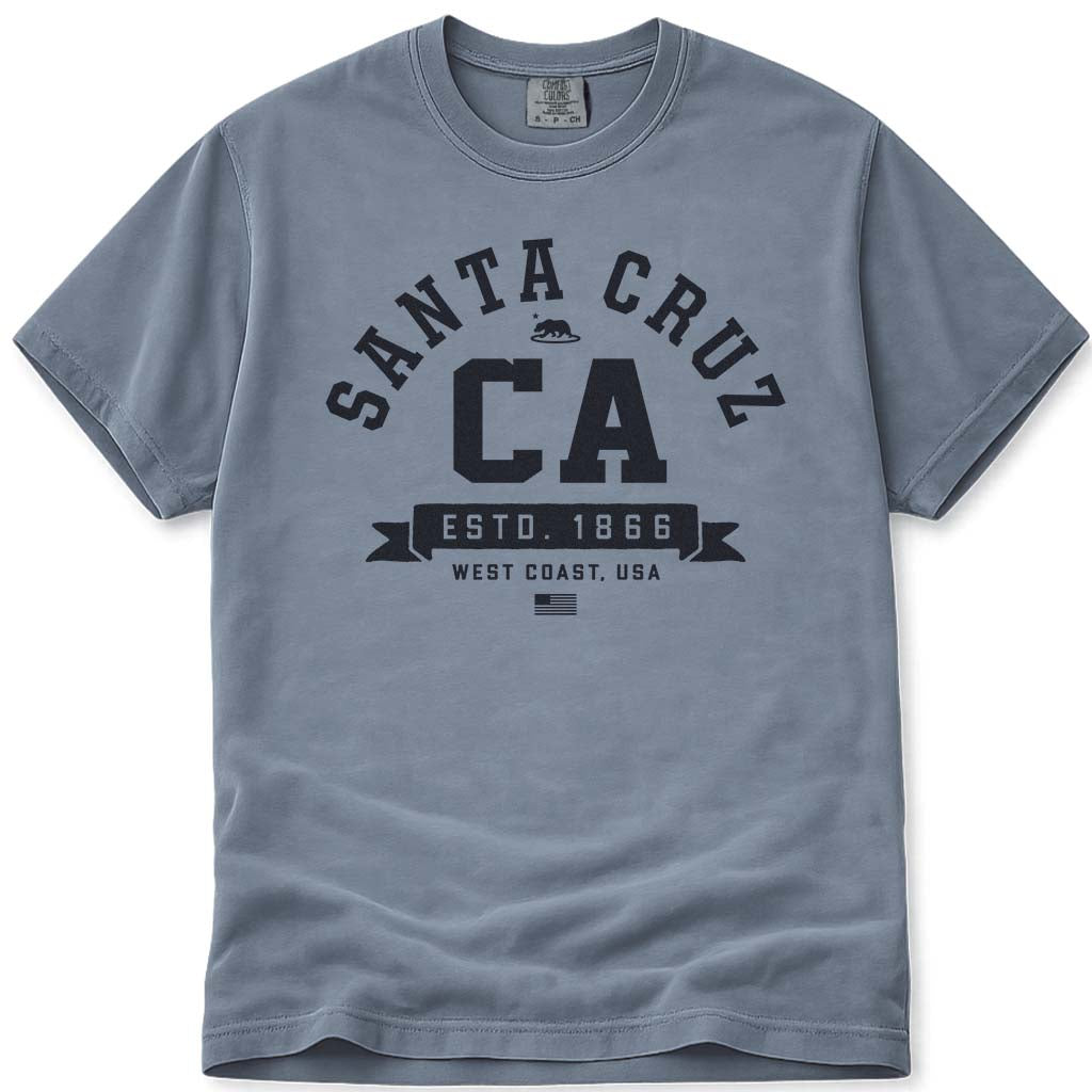 Santa Cruz CA T Shirt - Blue Jean