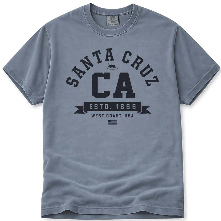 Santa Cruz CA T Shirt - Blue Jean
