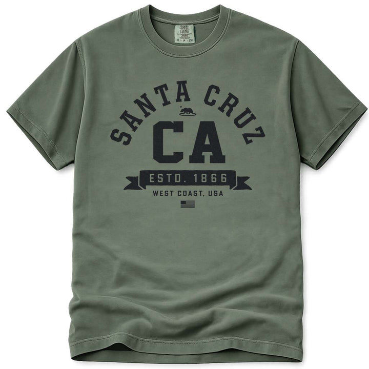 Santa Cruz CA T Shirt - Moss