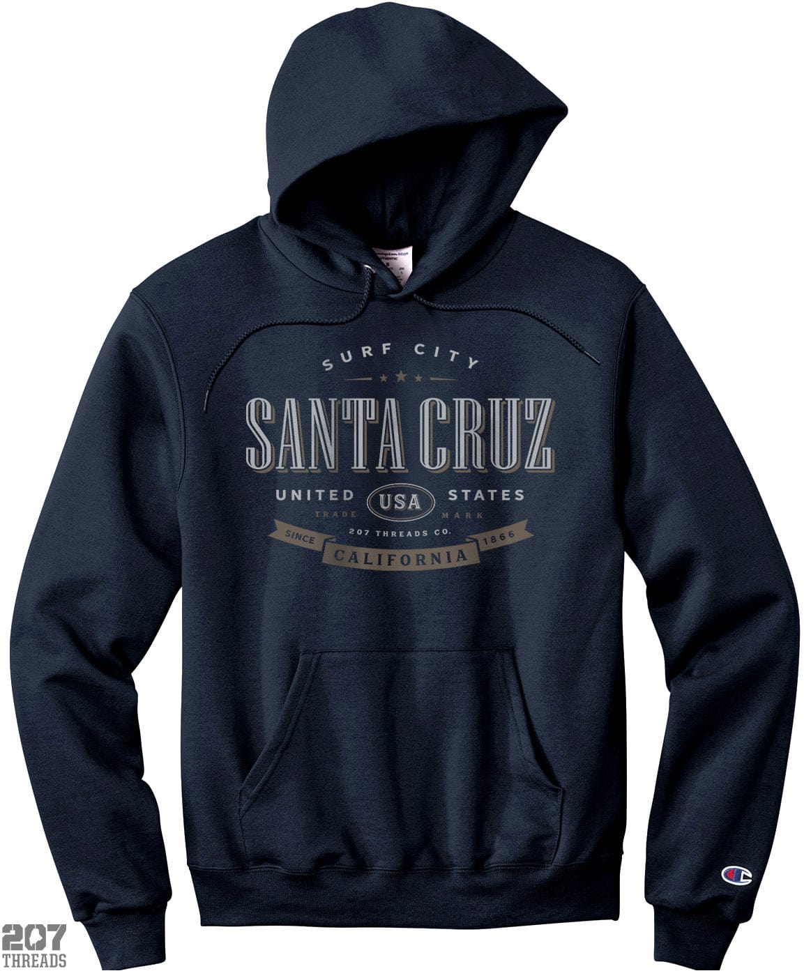 Santa Cruz Sweatshirt | Surf City Hoodie Champion Brand