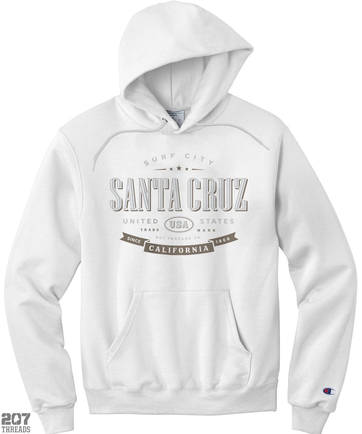 Santa Cruz Sweatshirt | Surf City Hoodie Champion Brand