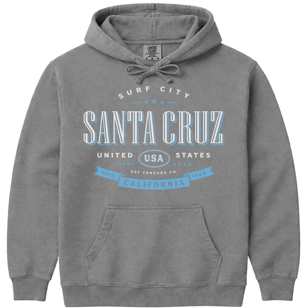 Santa Cruz Sweatshirt Surf City Hoodie - Grey