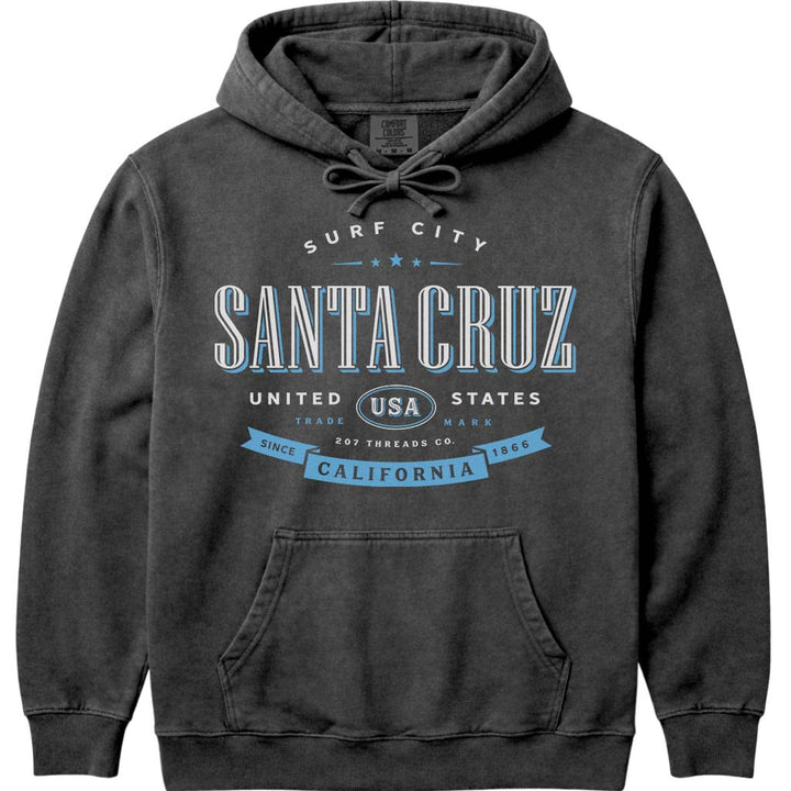 Santa Cruz Sweatshirt Surf City Hoodie - Pepper