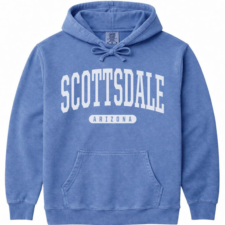 Scottsdale Arizona Hoodie - Flo Blue
