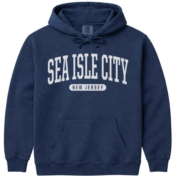 Sea Isle City New Jersey Hoodie Sweatshirt - Navy