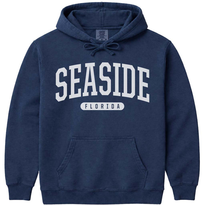 Seaside Florida Hoodie Sweatshirt - Navy