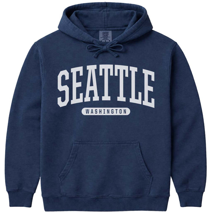 Seattle Washington Hoodie - Navy