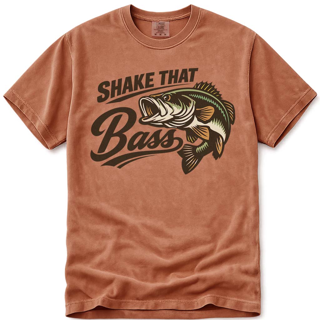 Shake That Bass Fishing T Shirt - Yam