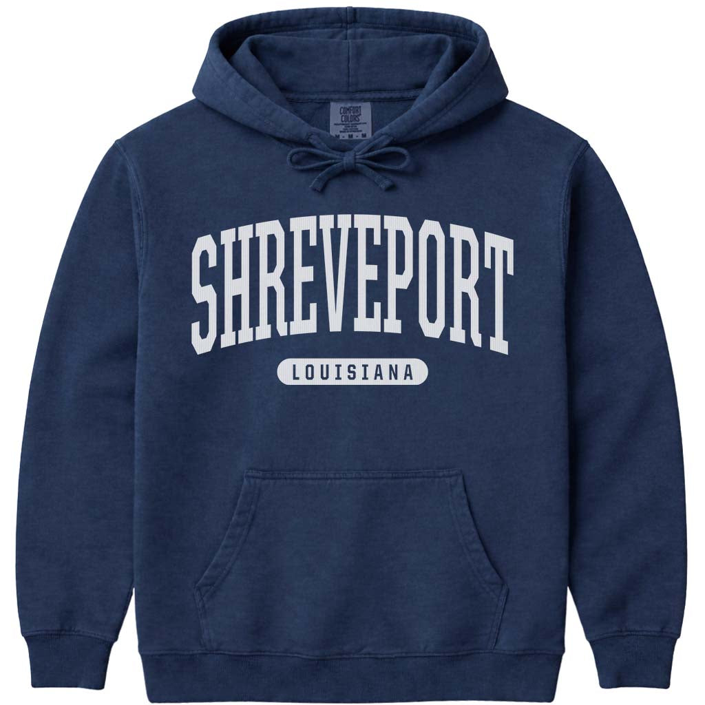 Shreveport Louisiana Hoodie Sweatshirt - Navy