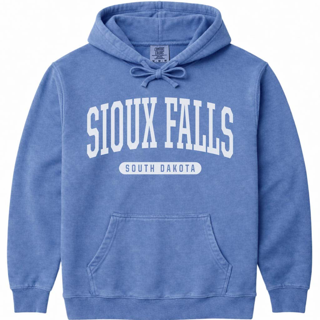 Sioux Falls South Dakota Sweatshirt - Flo Blue