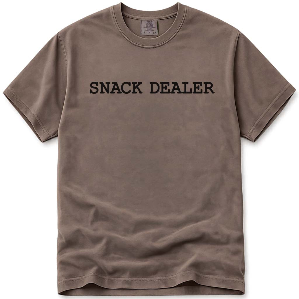Snack Dealer Funny Dad T-Shirt - Espresso