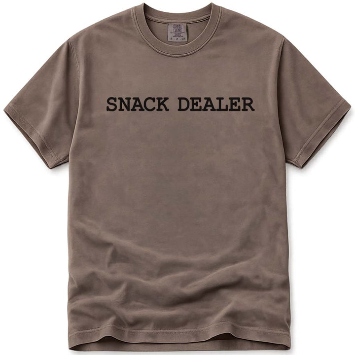 Snack Dealer Funny Dad T-Shirt - Espresso