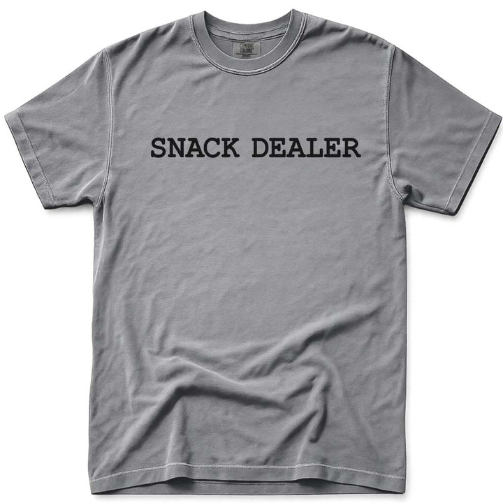 Snack Dealer Funny Dad T-Shirt - Grey