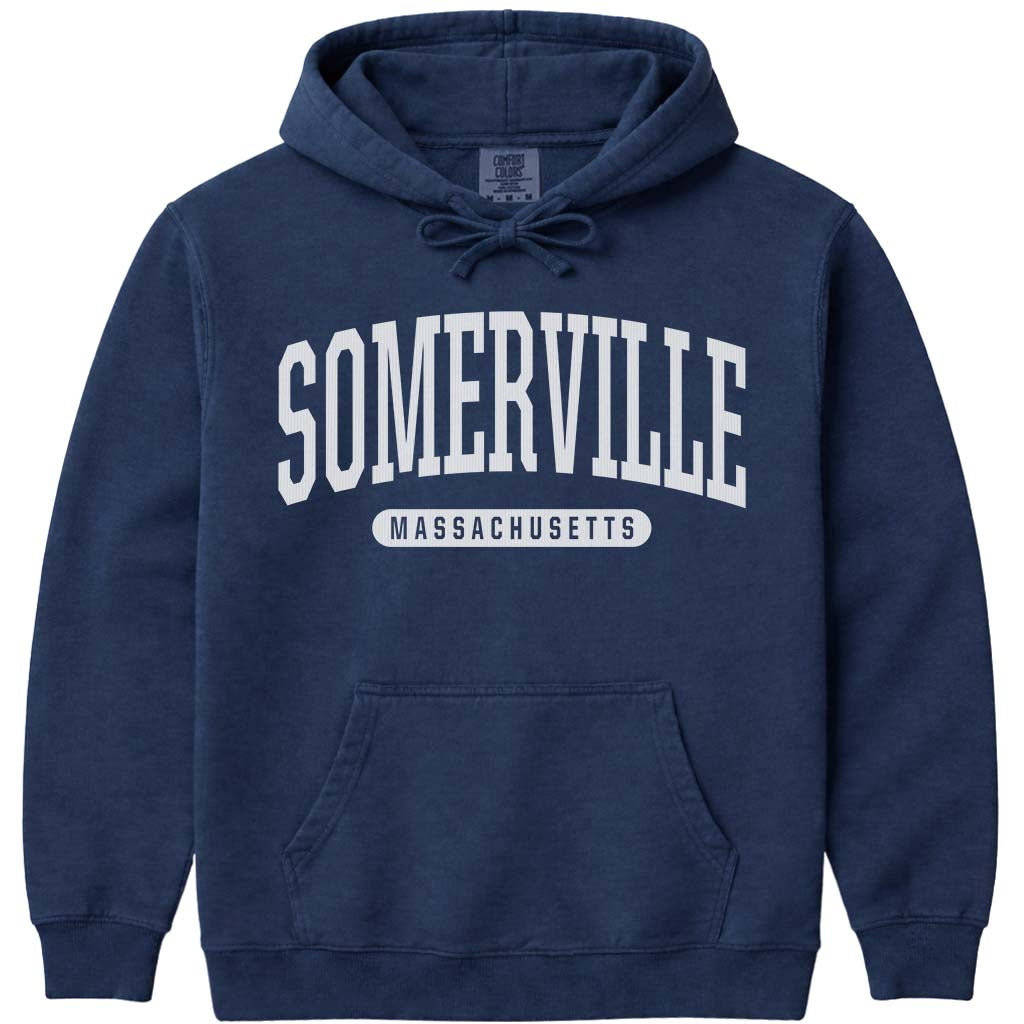 Vintage Somerville Massachusetts Sweatshirt - Navy