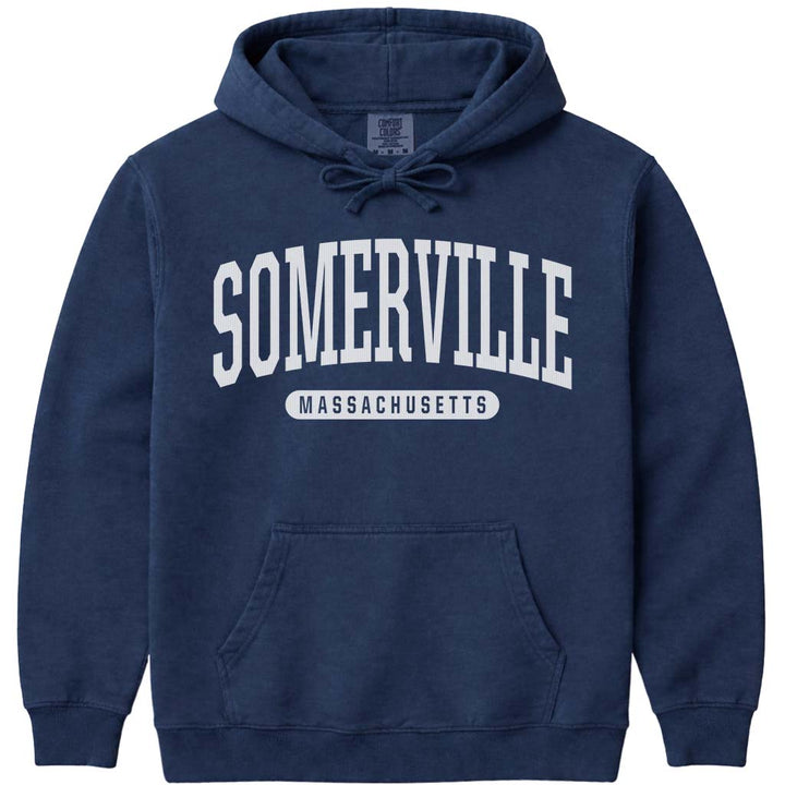 Vintage Somerville Massachusetts Sweatshirt - Navy