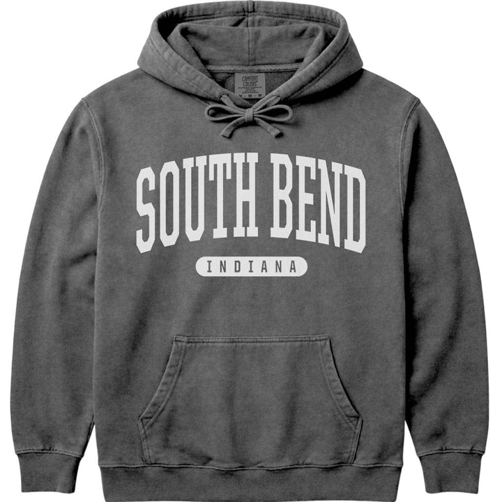 South Bend Indiana Hoodie Sweatshirt - Pepper