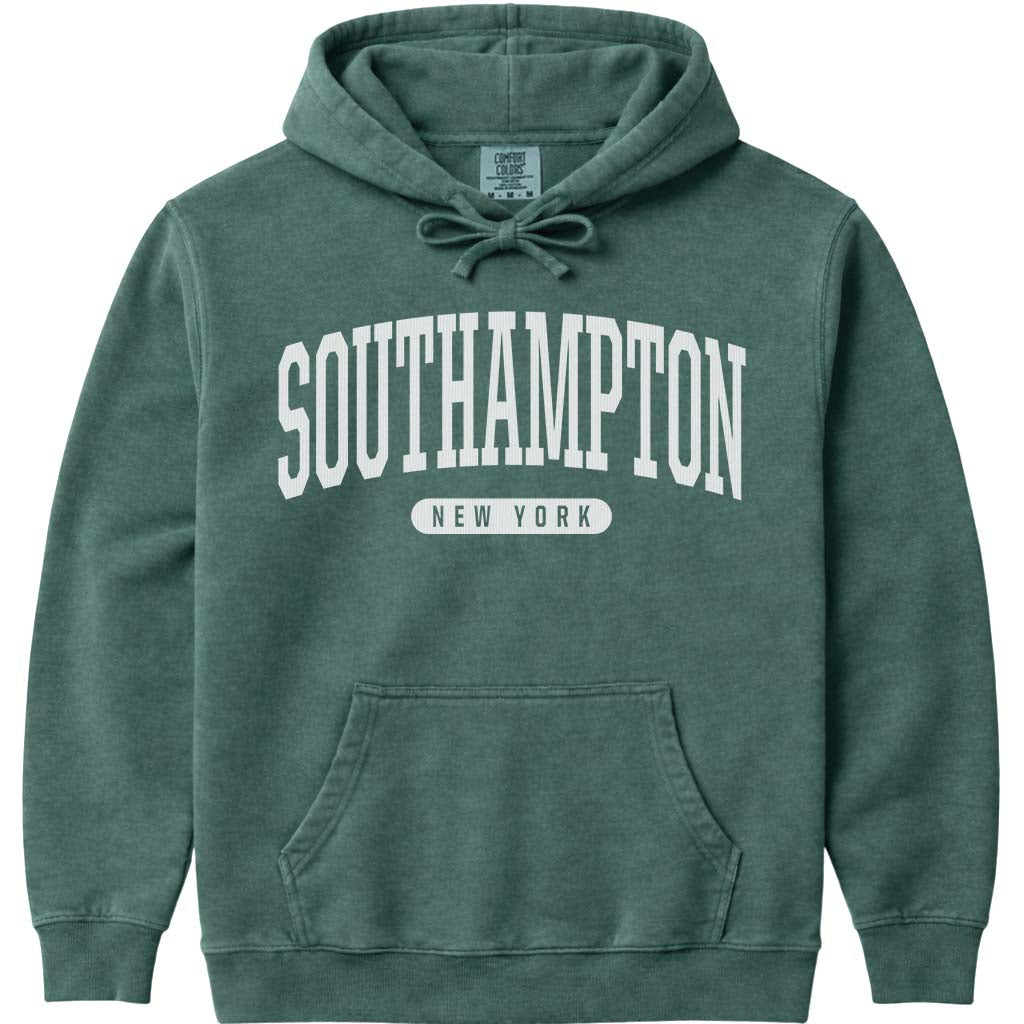 Southampton New York Hoodie - Blue Spruce