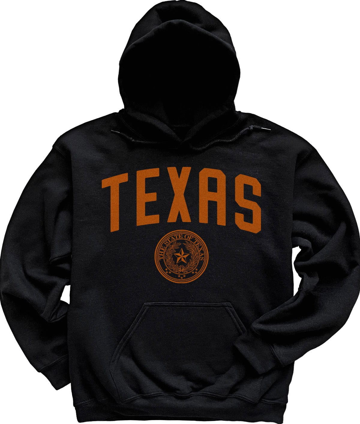 Black State Seal of Texas Hoodie