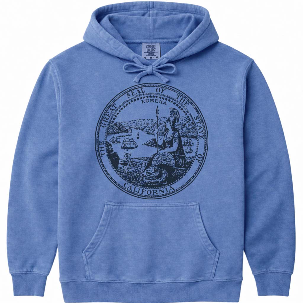 State Seal of California Sweatshirt - Flo Blue