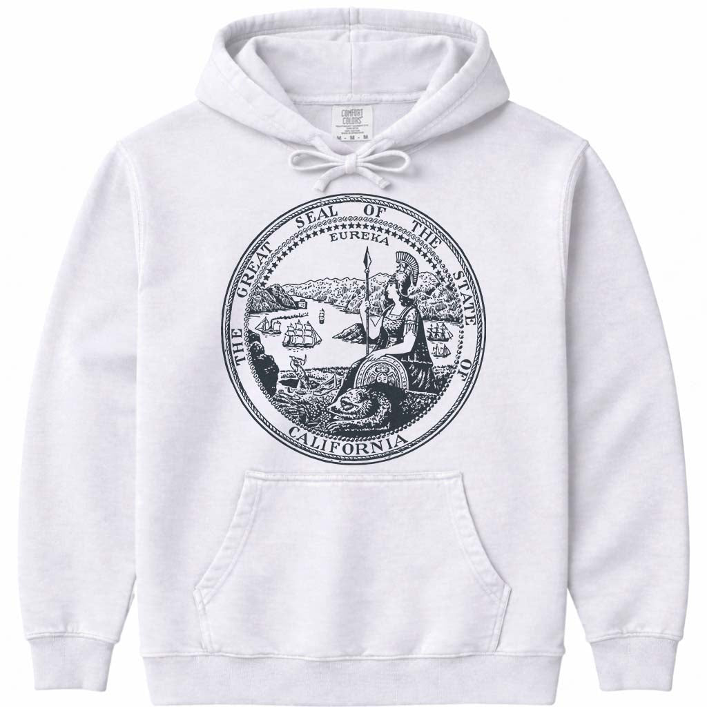 State Seal of California Sweatshirt - White