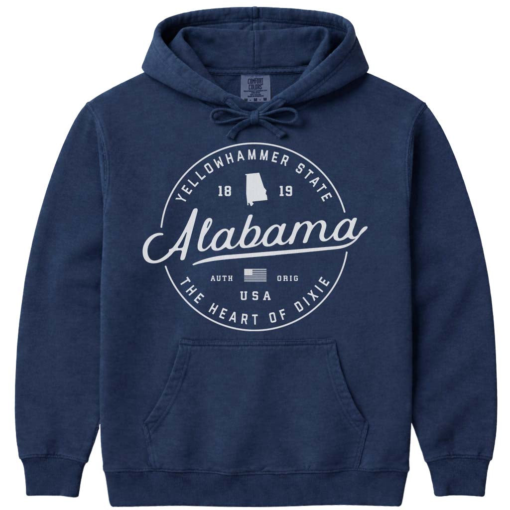 State of Alabama Hooded Sweatshirt - Navy