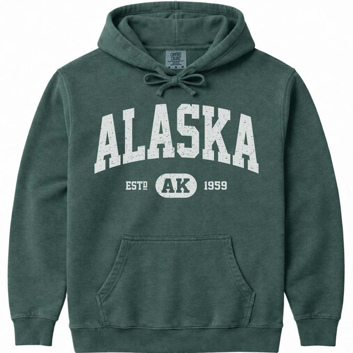 State of Alaska Hoodie - Blue Spruce