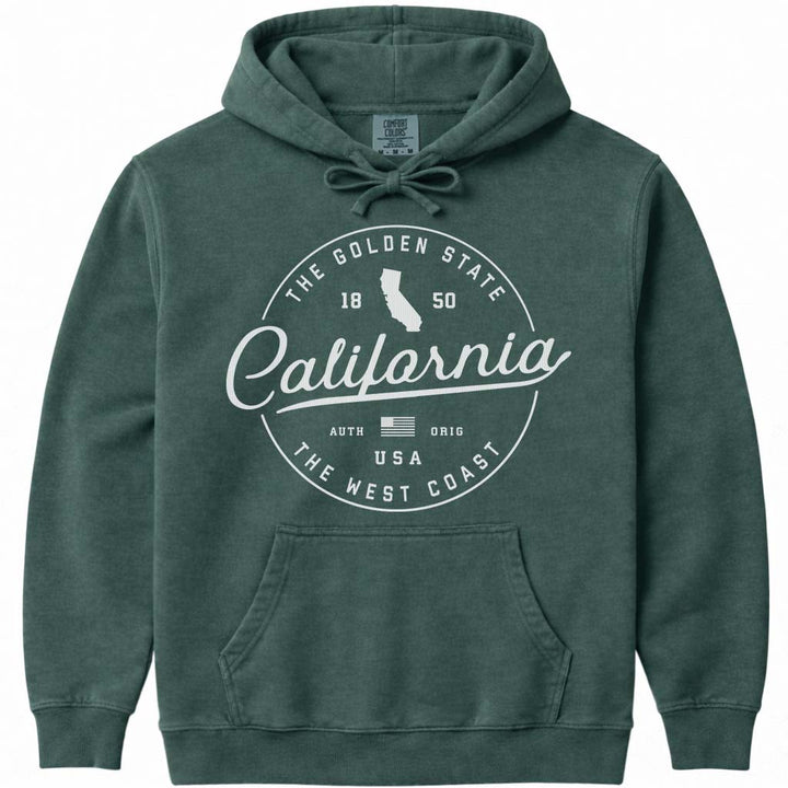 State of California Hoodie - Blue Spruce