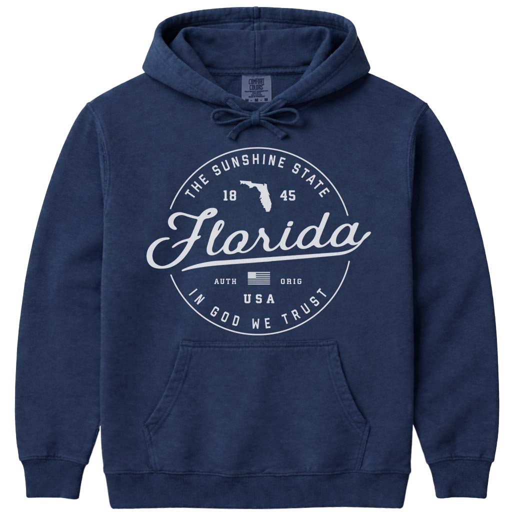 State of Florida Hooded Sweatshirt - Retro Comfort Colors – 207