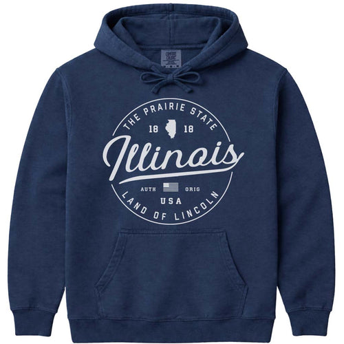 State of Illinois Hoodie Sweatshirt