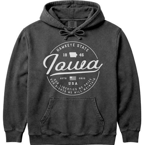 State of Iowa Hoodie Sweatshirt