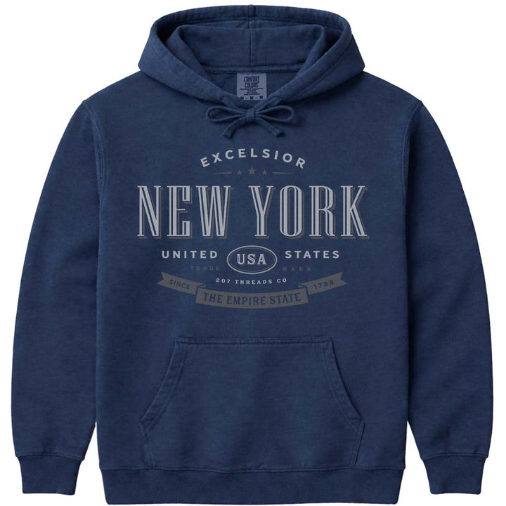State of New York Hooded Sweatshirt - Navy