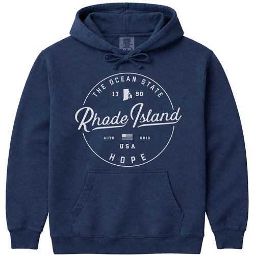 State of Rhode Island Hoodie RI Sweatshirt