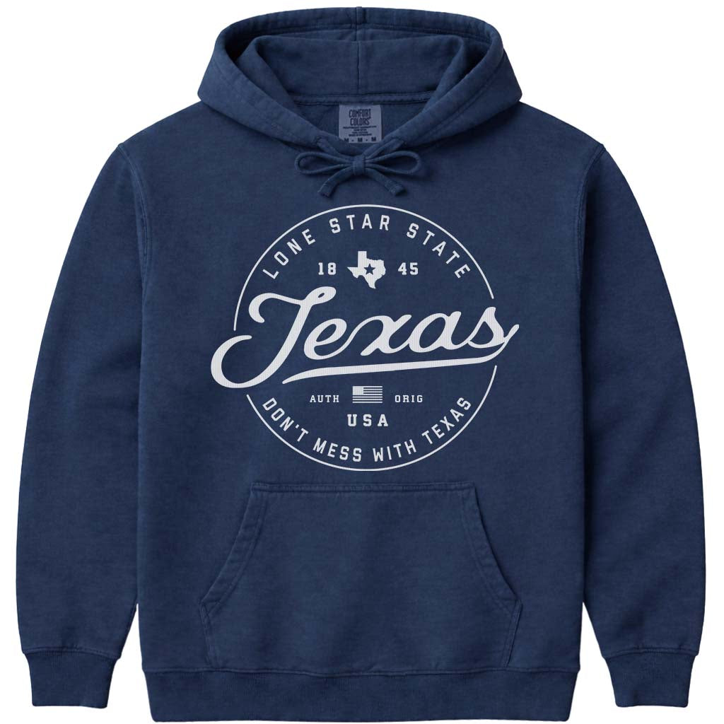 State of Texas Hoodie Sweatshirt - Navy