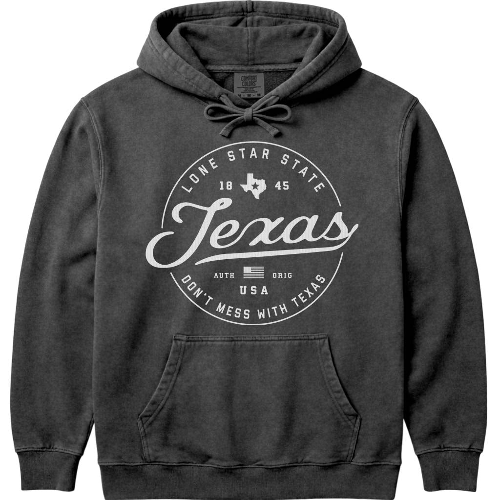 State of Texas Hoodie Sweatshirt - Pepper