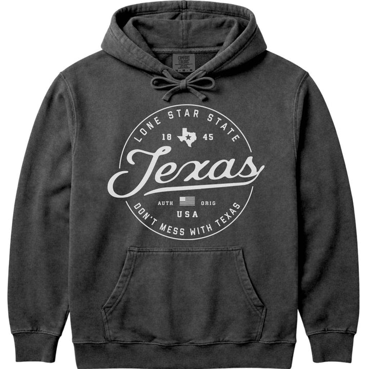 State of Texas Hoodie Sweatshirt - Pepper