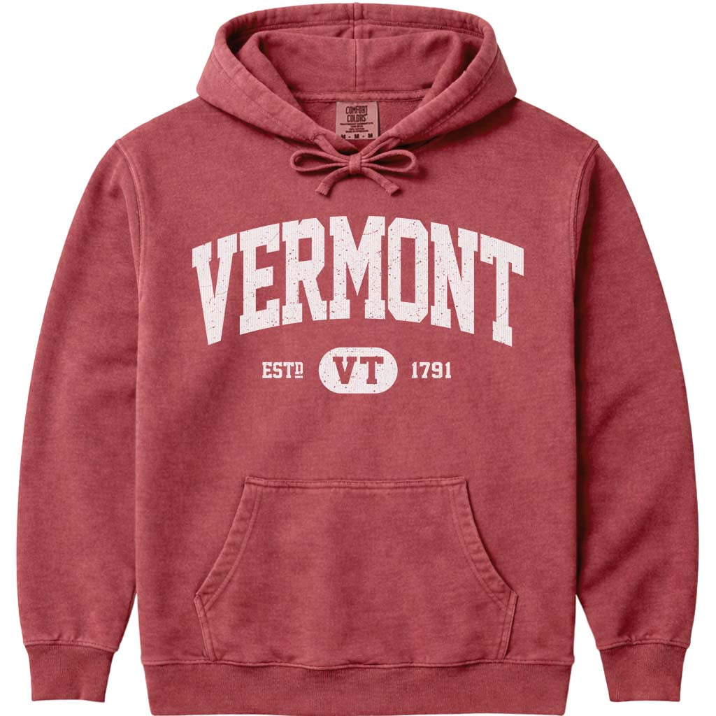 State of Vermont Sweatshirt - Crimson