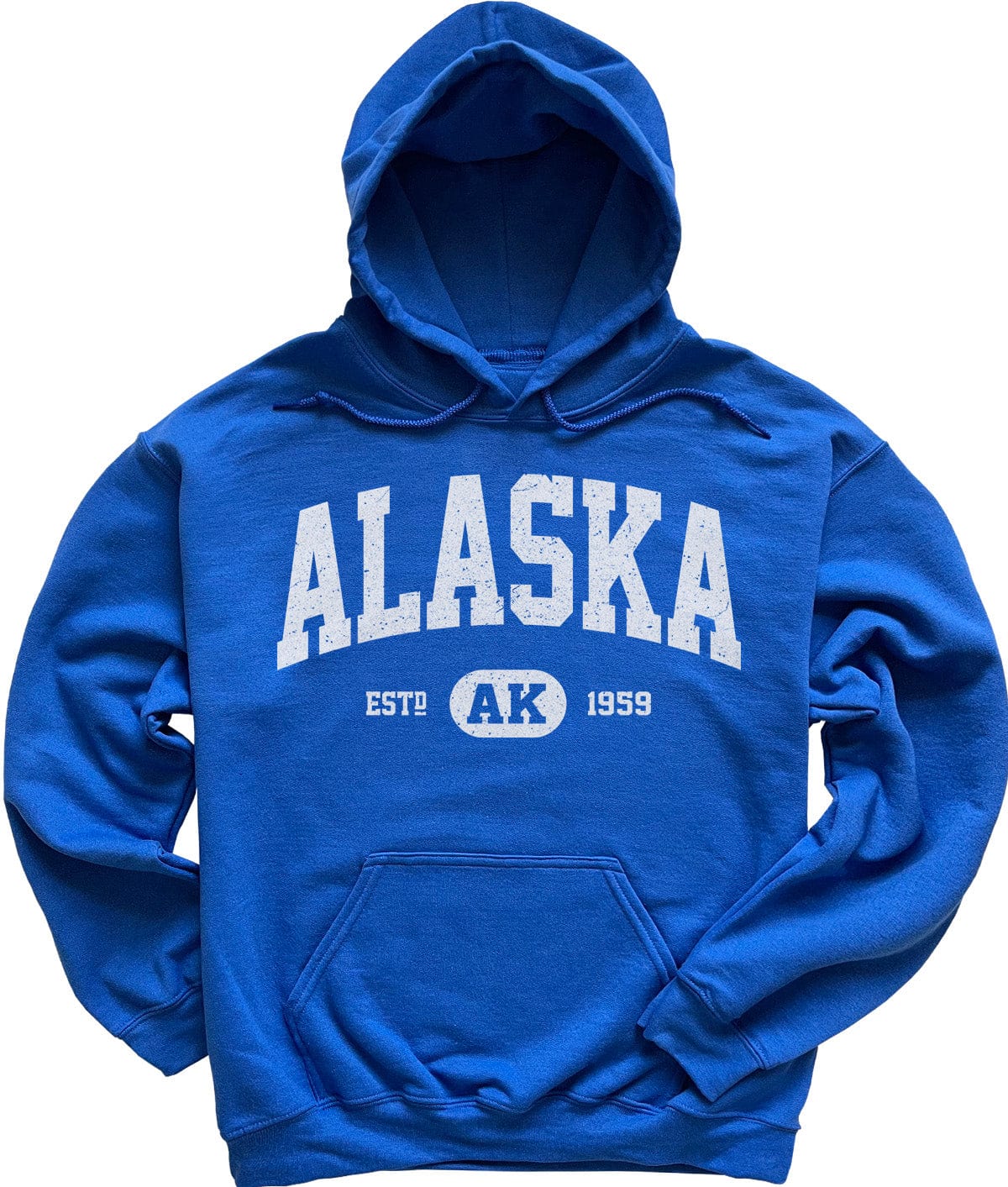 Royal Blue State of Alaska Hoodie