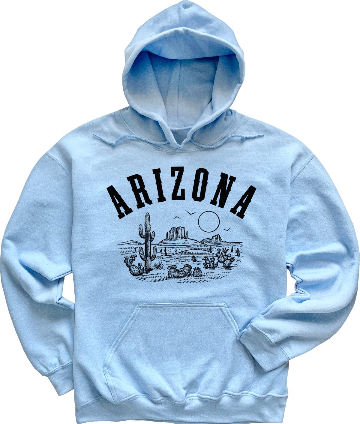 Light Blue State of Arizona Hoodie