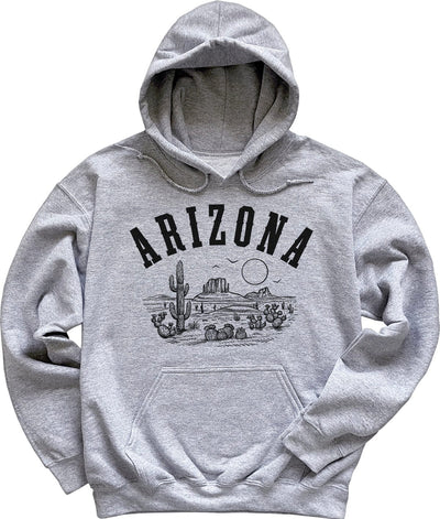 Light Sport Grey State of Arizona Hoodie